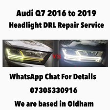 Audi Q7 4M 2016 2017 2018 2019 Headlight LED DRL Day Running Light Repair Servic