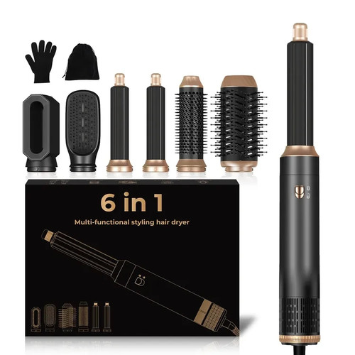 Hair dryer brush auto - 6-in-1, &