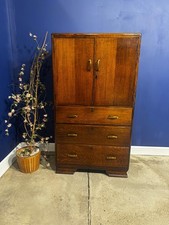 Antique oak tallboy chest - antique, of