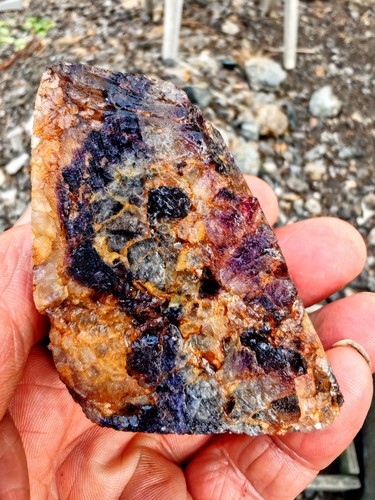 Blue john fluorite crystal - john,