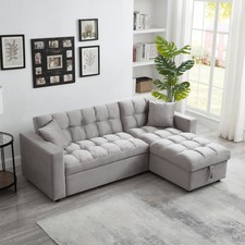 MADRID Fabric 3 Seater Pullout
