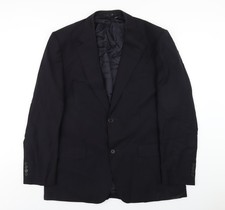 Zara Mens Blue Polyester