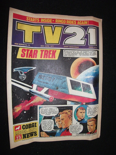 Tv21 comic 1971 26th - tv21., comic.