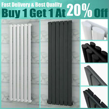 Designer Radiator Oval Column Flat Panel Vertical Horizontal Central Heating Rad