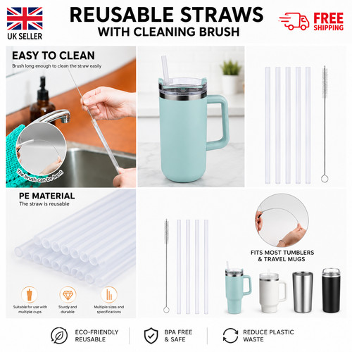 Reusable replacement straw - reusable,