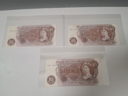 Ten shilling hollom - 3x,