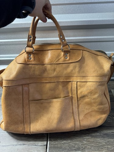 Vintage all brown leather - all,