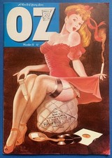 OZ MAGAZINE #37 UK September 1971 counter-culture magazine - Inverted issue.