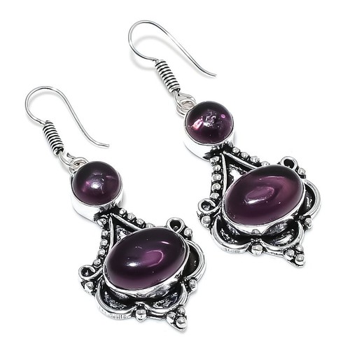Purple amethyst gemstone - purple,
