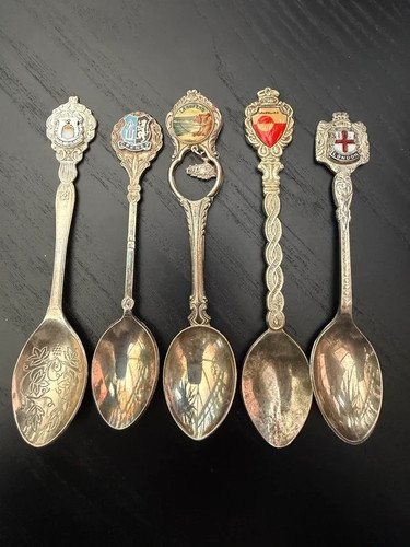 Silver plated collector - collector, spoons