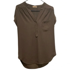 Pleione Brown Blouse Relaxed