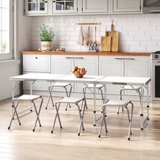 6FT Folding Table Chair Set