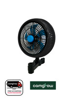 RAM AirFLEX  200mm (8”) Clip Fan - 90° Oscillating Base, 360° Rotating Grill
