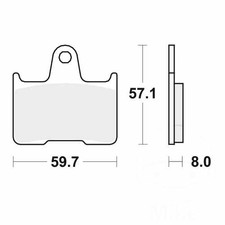 MCB691 TRW Brake Pads For