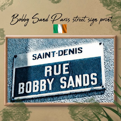 Rue bobby sands - sands, paris