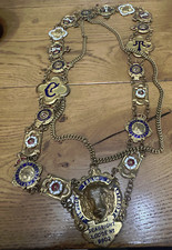 Royal Order Of The Buffaloes Seabright Lodge Regalia Necklace