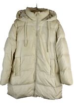Zara Womans Hooded Beige Parka
