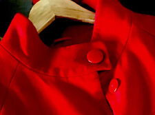 Red Wool Coat Swing Vintage 16