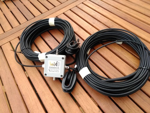Double bazooka antenna - double,
