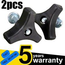 2X Triangle Handle Knob Nut Screw Bolt Replacement Parts For Lawn Mower Machine