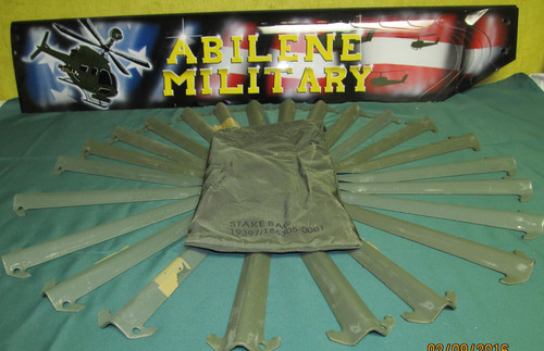 Military surplus tent stakes - military,