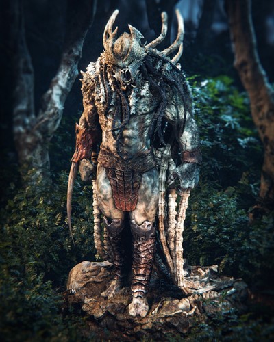 Predator king 3d printed - king,