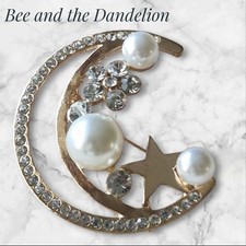 Large Celestial Moon & Stars