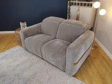Sofology Lumiere Fabric 2 Seater in Relaxed Chenille Nutmeg (WA2)