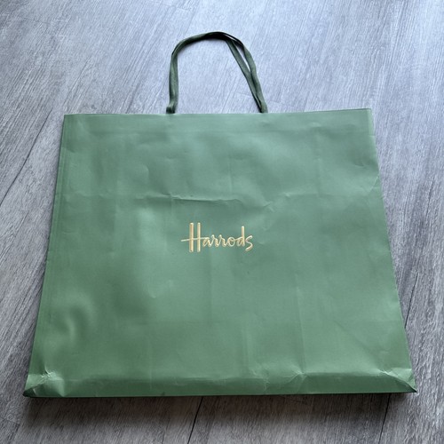 Harrods green shopping - harrods, bag