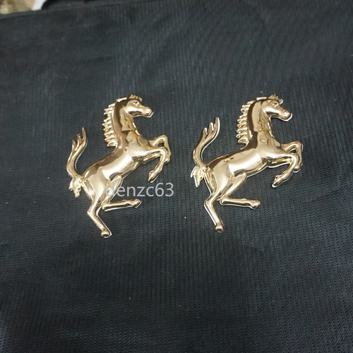 Chrome gold horse - 2x,