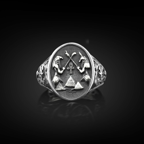 925 sterling silver - 925, anubis