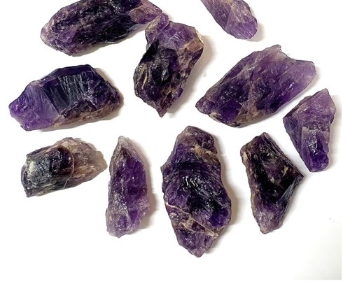 Amethyst stone 100 grams raw - grams,