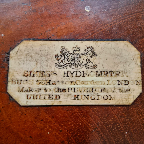Sykes brass hydrometer - sykes,