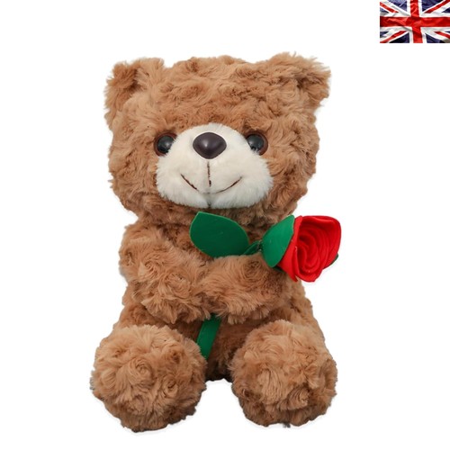Classic red brown teddy bear - brown,