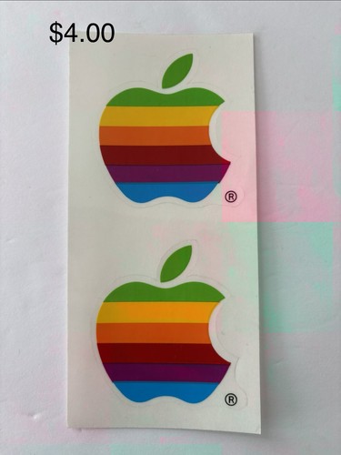 Vtg rainbow apple macintosh - rainbow,
