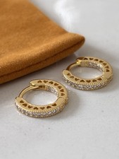Gold on sterling silver heart