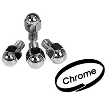 Chrome acorn wheel bolts - acorn, 4pc