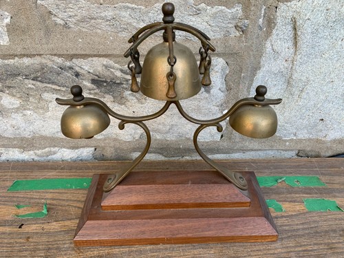 Antique triple brass - brass, horse