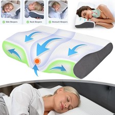 Memory Foam Neck Orthopedic Pillow Ergonomic Neck Pillow Comfort Sleeping Pillow