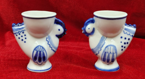 Vintage russian folk art gzhel - vintage,