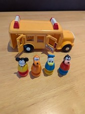 Disney In And Out School Bus From 1990s Retro Toy