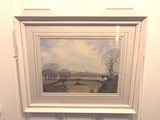 Framed Original Lake