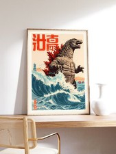 Great Wave Godzilla Kaiju