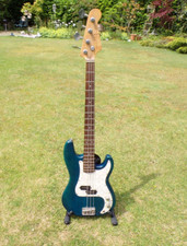 Westfield ? Electric Bass Guitar 4 String Blue & White
