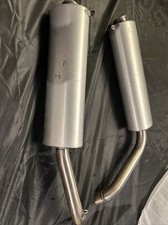 Genuine Pair Ducati 996R 998 998R Standard Exhaust Silencers 57410511A 57310511A