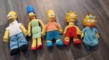 Vintage Simpson Family Set Toy 1990 20th Century Fox  Hard Face Homer Bart Marge