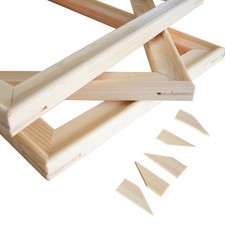 DIY Canvas Stretcher Bars and
