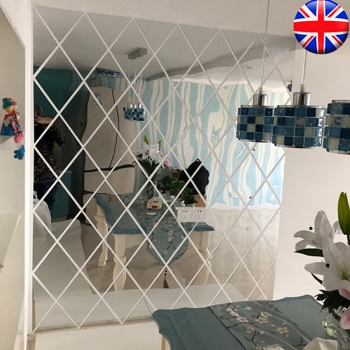 32pcs mirror tiles wall - 32pcs,