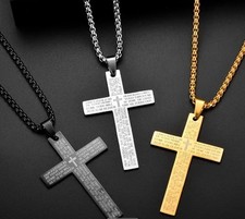 Stainless Steel Jesus Cross