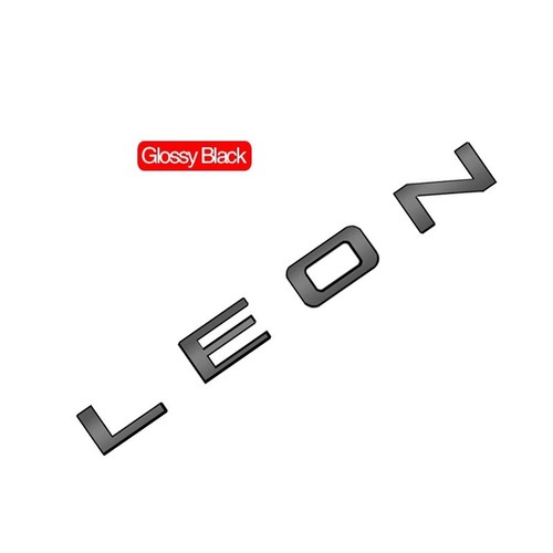 Gloss black leon o n - 3d,